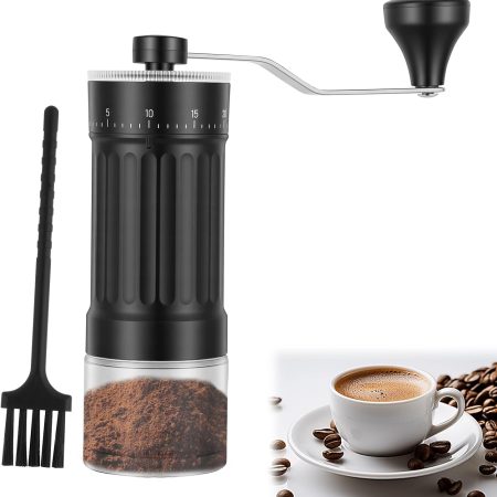 Manual Conical Burr Mill with 40 Settings, 30g Capacity